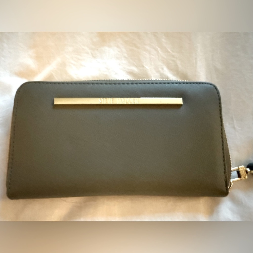 Sleek Green Wallet by Steve Madden